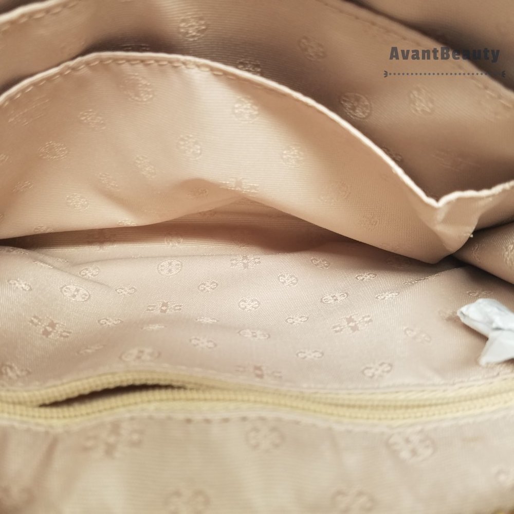 Tramonto Tory Burch Large Britten Zip Pouch New - Picture 9 of 11